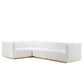 Conjure Channel Tufted Performance Velvet 4-Piece Sectional By Modway - EEI-5847 | Sectional | Modishstore - 65