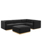 Conjure Channel Tufted Performance Velvet 5-Piece Sectional By Modway - EEI-5853 | Sectional | Modishstore - 1