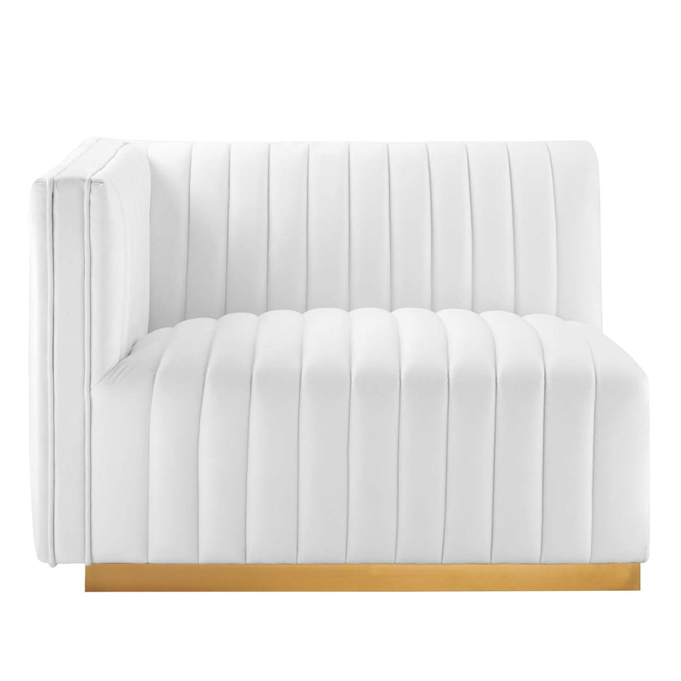 Conjure Channel Tufted Performance Velvet 5-Piece Sectional By Modway - EEI-5853 | Sectional | Modishstore - 76