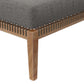 Clearwater Outdoor Patio Teak Wood Ottoman By Modway - EEI-5854 | Outdoor Ottomans | Modishstore - 5