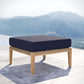 Clearwater Outdoor Patio Teak Wood Ottoman By Modway - EEI-5854 | Outdoor Ottomans | Modishstore - 21