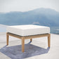 Clearwater Outdoor Patio Teak Wood Ottoman By Modway - EEI-5854 | Outdoor Ottomans | Modishstore - 28