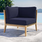 Clearwater Outdoor Patio Teak Wood Corner Chair By Modway - EEI-5855 | Outdoor Chairs | Modishstore - 21