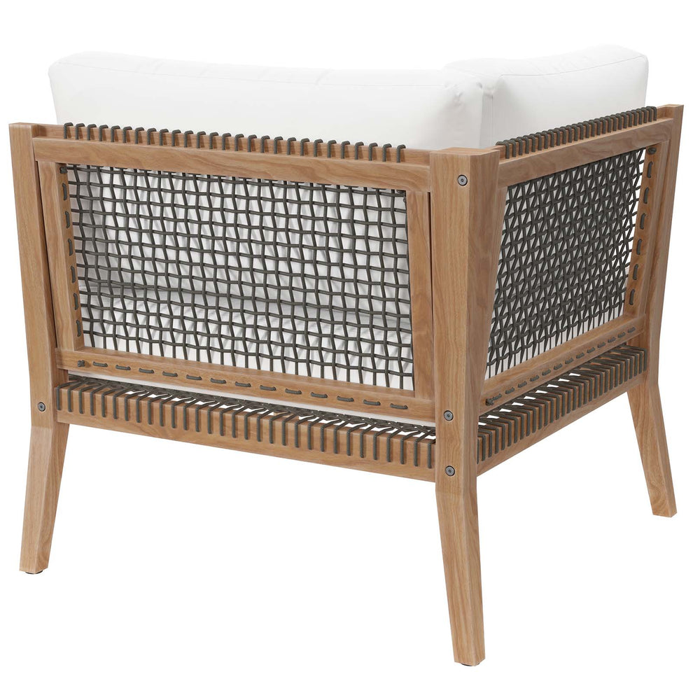 Clearwater Outdoor Patio Teak Wood Corner Chair By Modway - EEI-5855 | Outdoor Chairs | Modishstore - 23