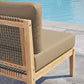 Clearwater Outdoor Patio Teak Wood Armless Chair By Modway - EEI-5856 | Outdoor Chairs | Modishstore - 13