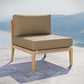 Clearwater Outdoor Patio Teak Wood Armless Chair By Modway - EEI-5856 | Outdoor Chairs | Modishstore - 14