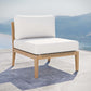 Clearwater Outdoor Patio Teak Wood Armless Chair By Modway - EEI-5856 | Outdoor Chairs | Modishstore - 28