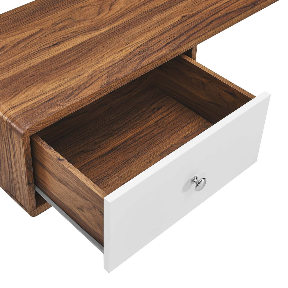 Transmit 55" Wall Mount Corner Wood Office Desk By Modway - EEI-5863 | Desks | Modishstore - 4
