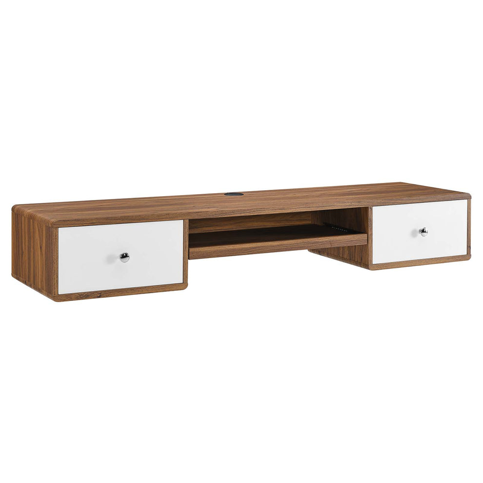 Transmit 60" Wall Mount Wood Office Desk By Modway - EEI-5864 | Desks | Modishstore - 2