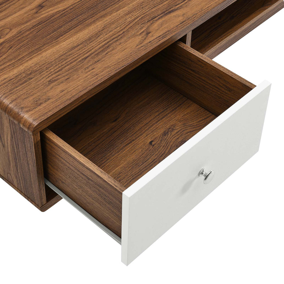 Transmit 60" Wall Mount Wood Office Desk By Modway - EEI-5864 | Desks | Modishstore - 5