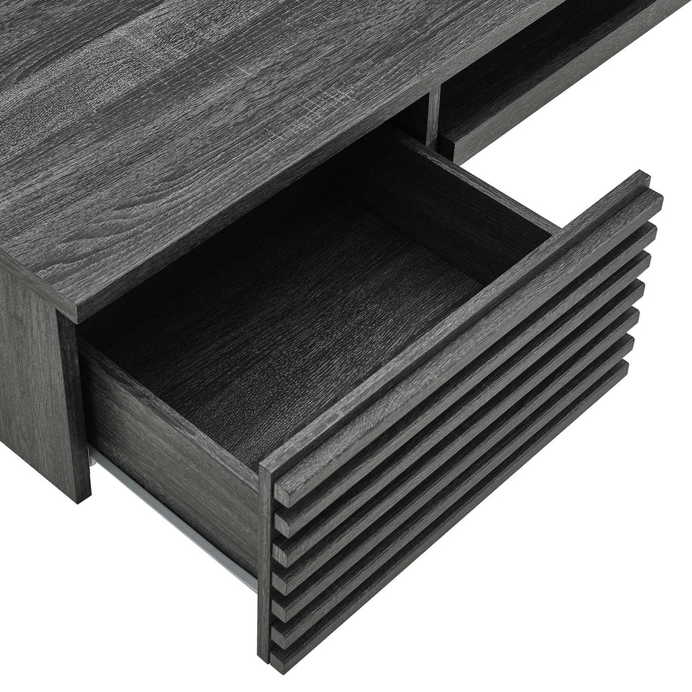 Render Wall Mount Wood Office Desk By Modway - EEI-5865 | Desks | Modishstore - 5