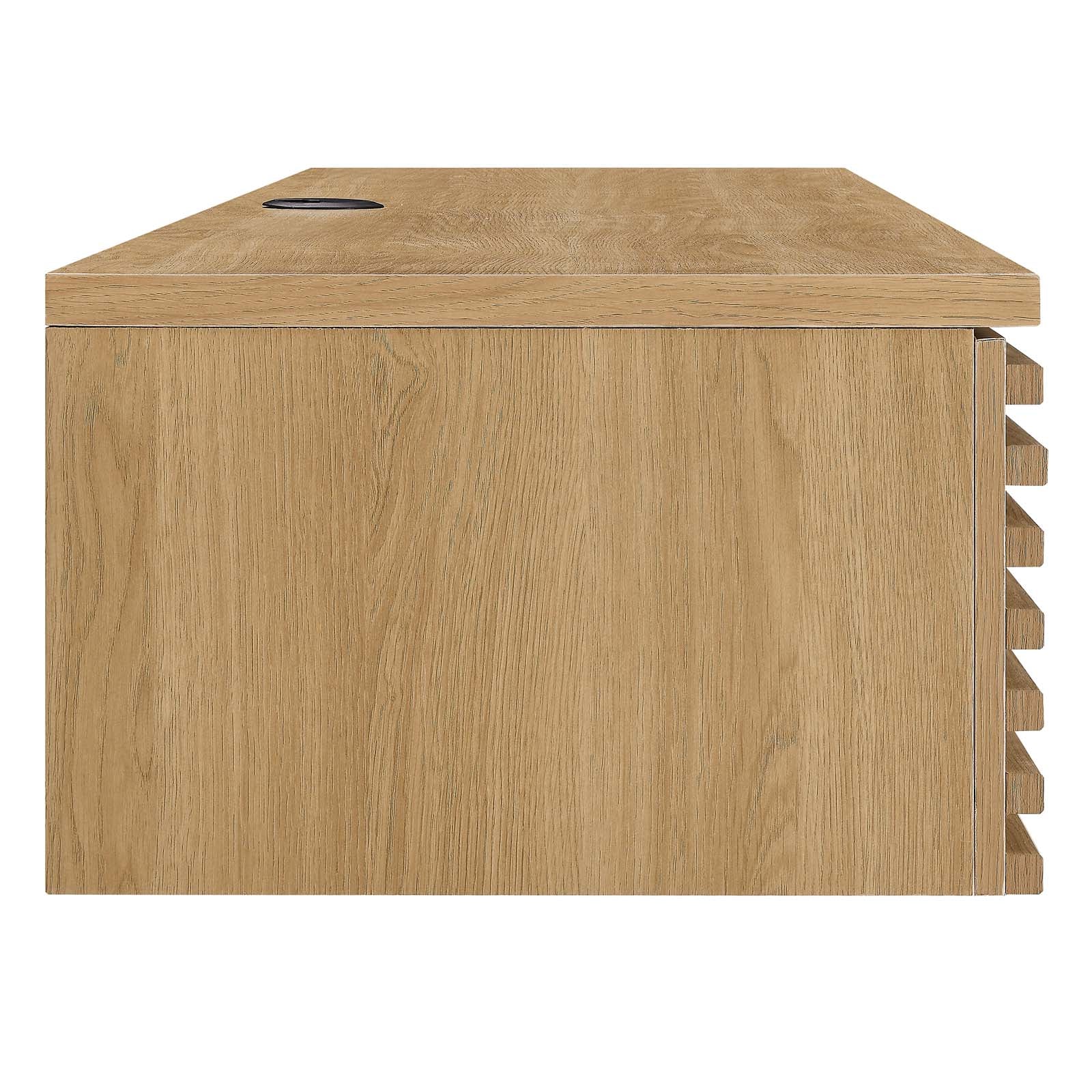 Render Wall Mount Wood Office Desk By Modway - EEI-5865 | Desks | Modishstore - 12