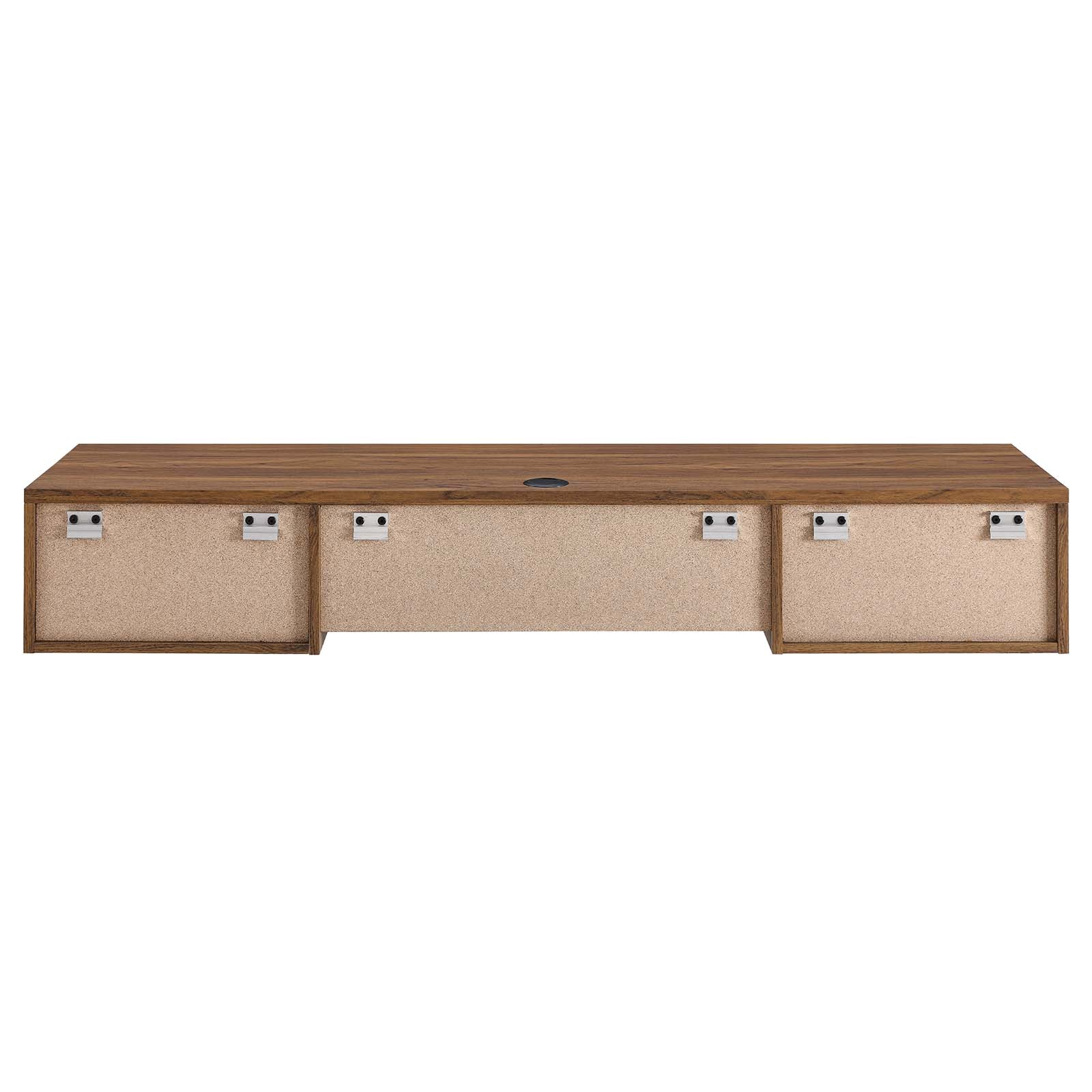 Render Wall Mount Wood Office Desk By Modway - EEI-5865 | Desks | Modishstore - 4
