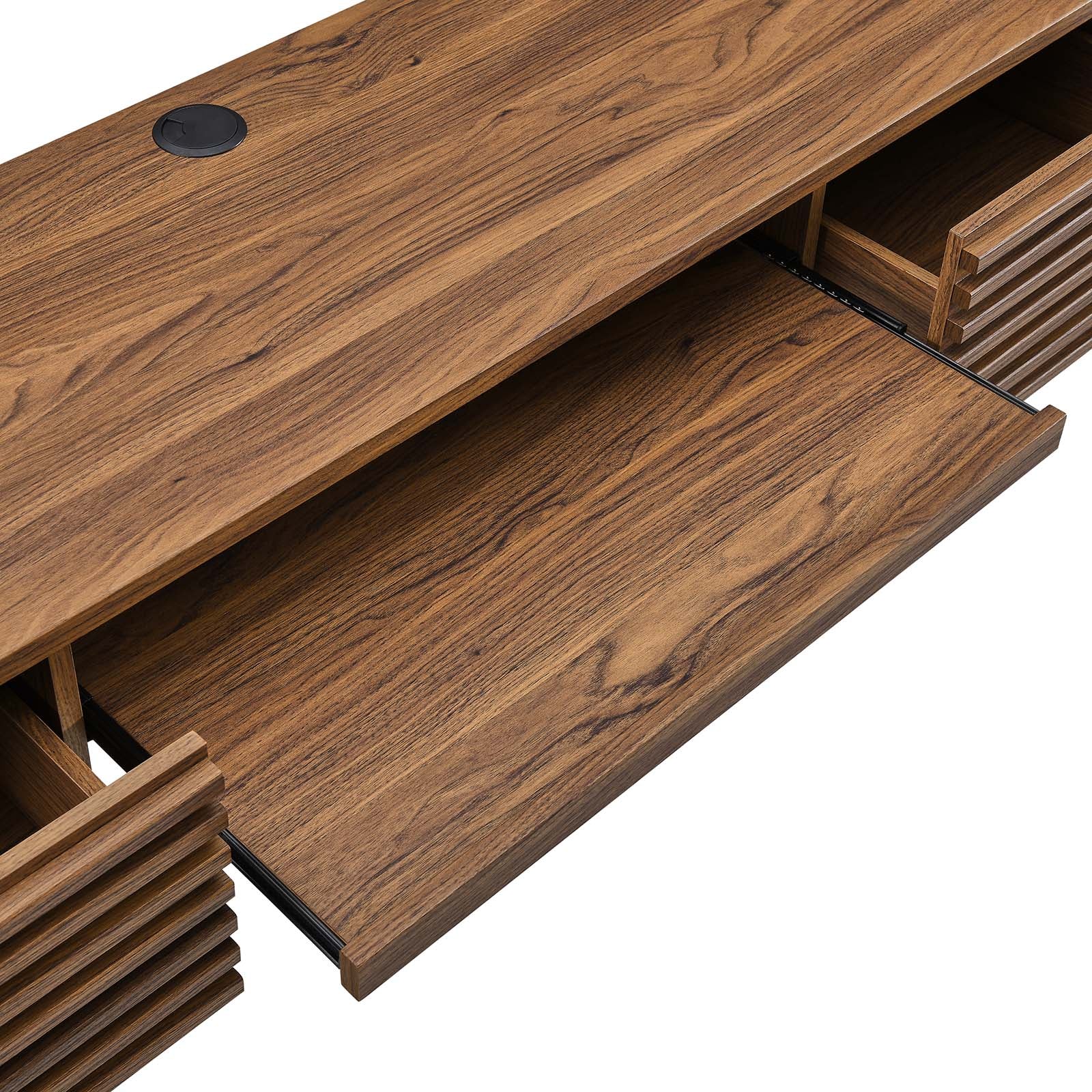 Render Wall Mount Wood Office Desk By Modway - EEI-5865 | Desks | Modishstore - 6
