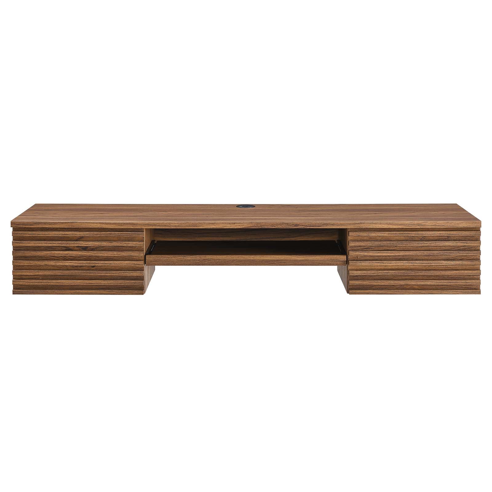 Render Wall Mount Wood Office Desk By Modway - EEI-5865 | Desks | Modishstore - 8