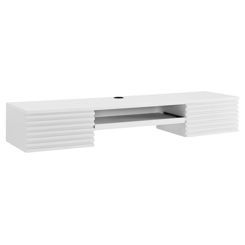 Render Wall Mount Wood Office Desk By Modway - EEI-5865 | Desks | Modishstore - 10