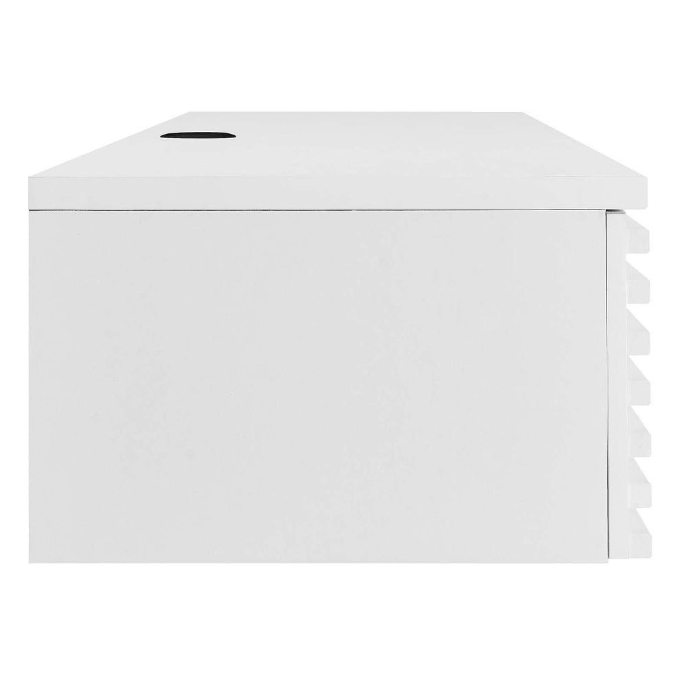Render Wall Mount Wood Office Desk By Modway - EEI-5865 | Desks | Modishstore - 12