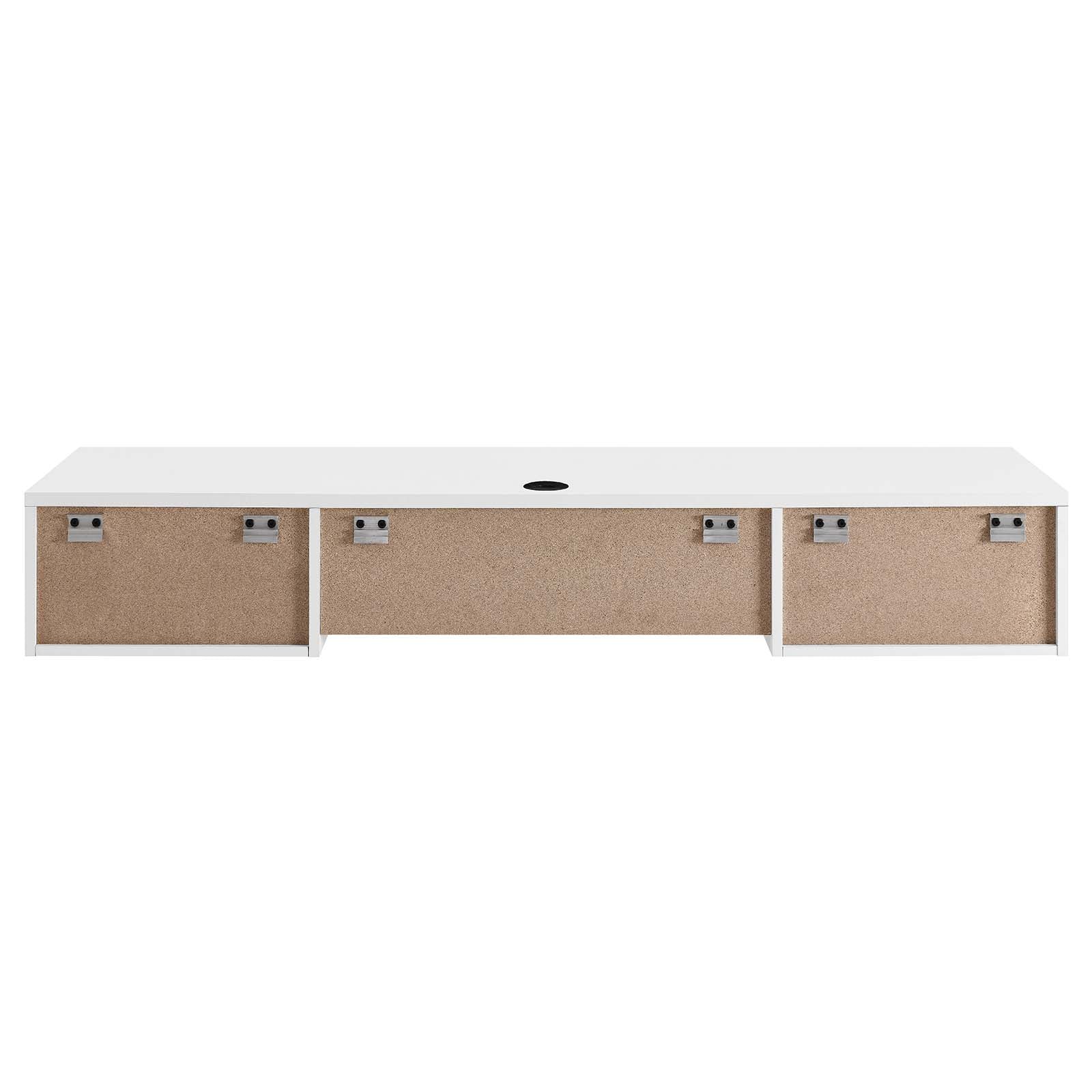 Render Wall Mount Wood Office Desk By Modway - EEI-5865 | Desks | Modishstore - 13