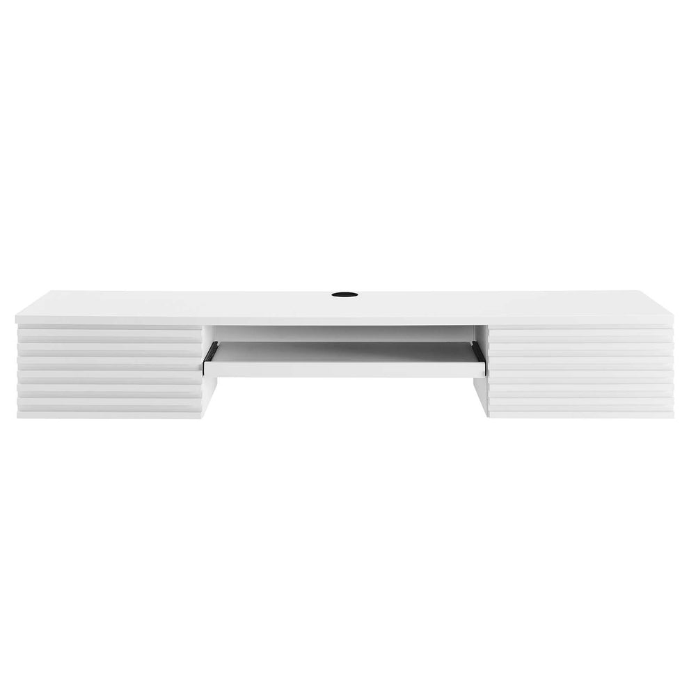 Render Wall Mount Wood Office Desk By Modway - EEI-5865 | Desks | Modishstore - 17