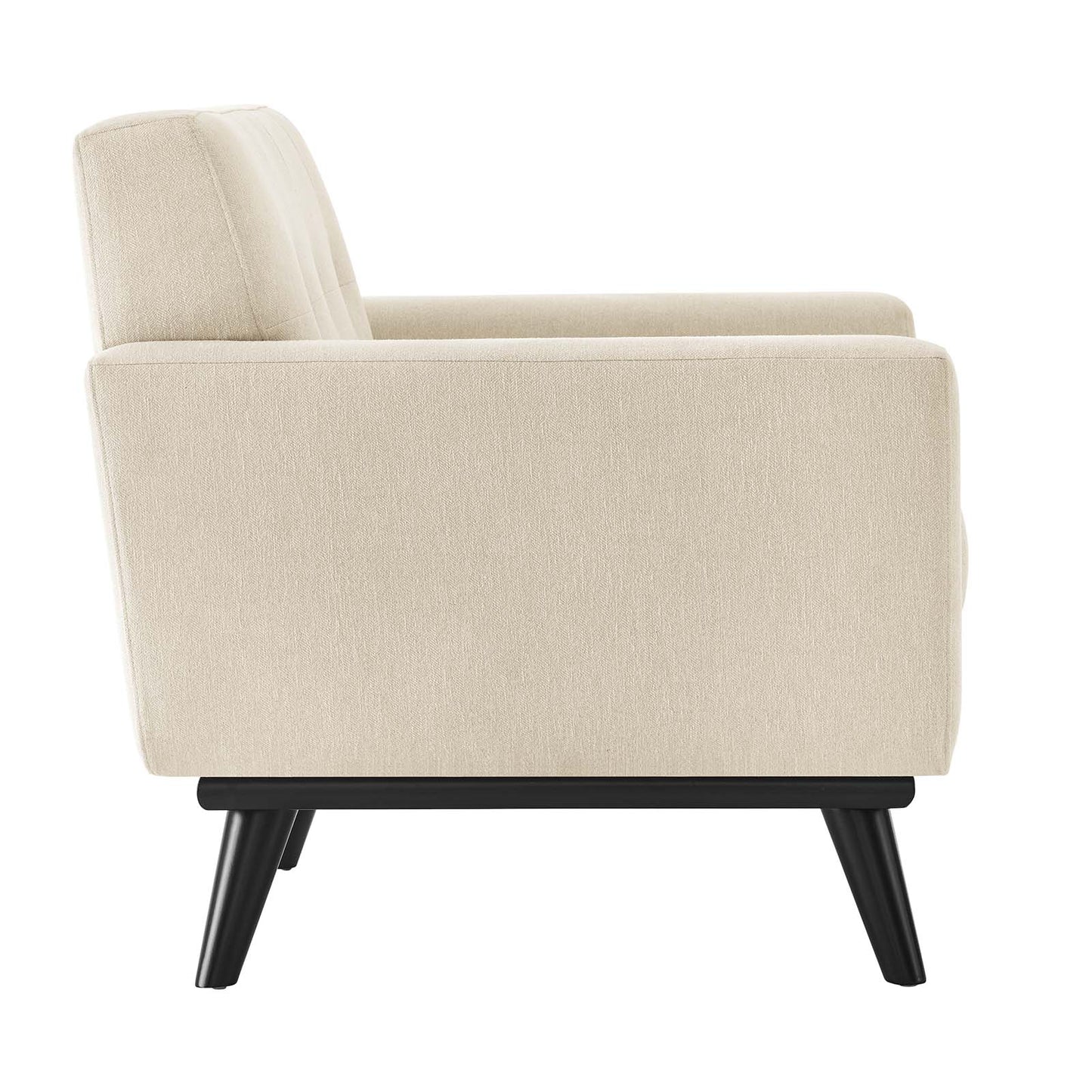 Engage Herringbone Fabric Armchair By Modway - EEI-5868-BEI | Armchairs |  Modishstore - 3