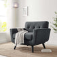 Engage Herringbone Fabric Armchair By Modway - EEI-5868-BEI | Armchairs |  Modishstore - 16