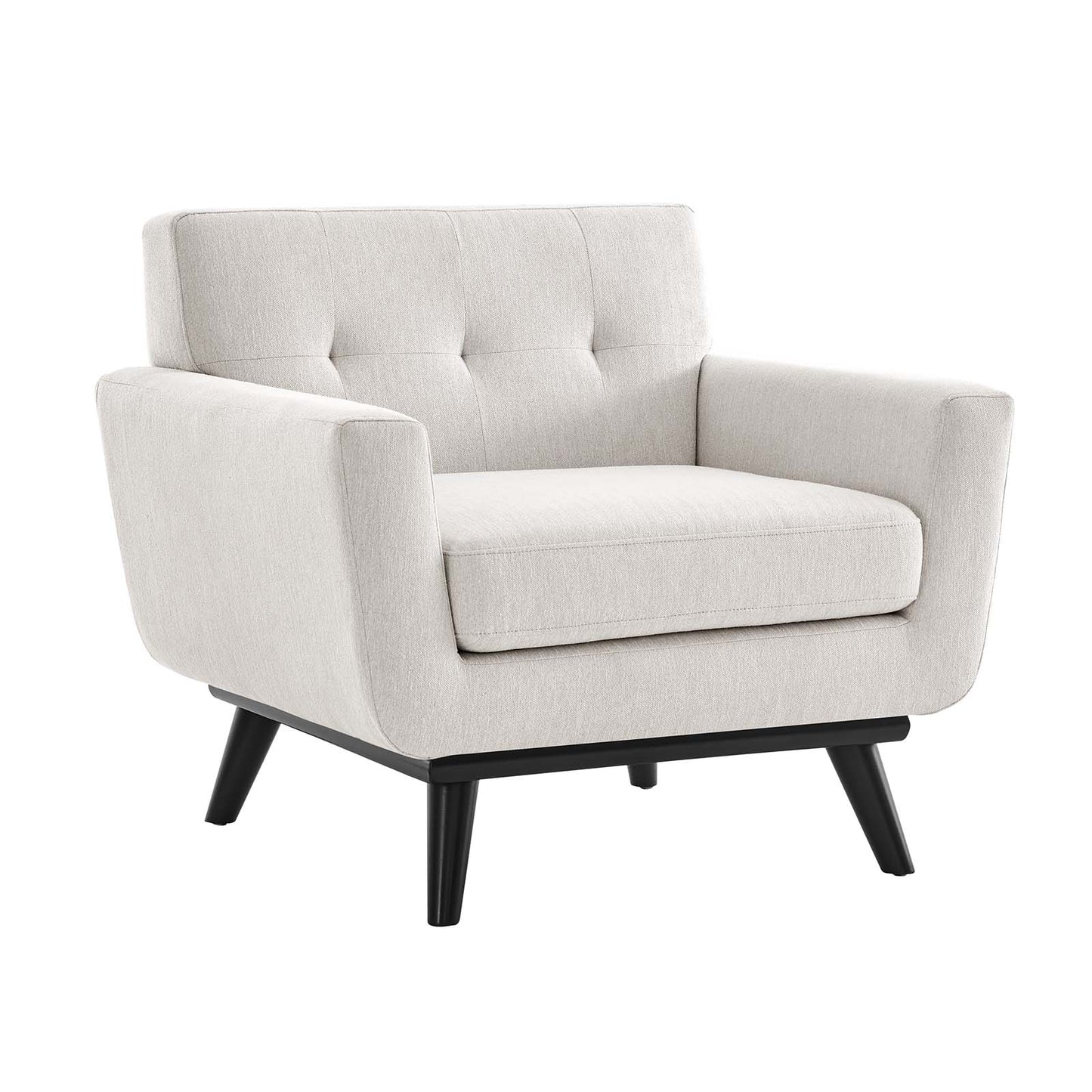 Engage Herringbone Fabric Armchair By Modway - EEI-5868-BEI | Armchairs |  Modishstore - 17
