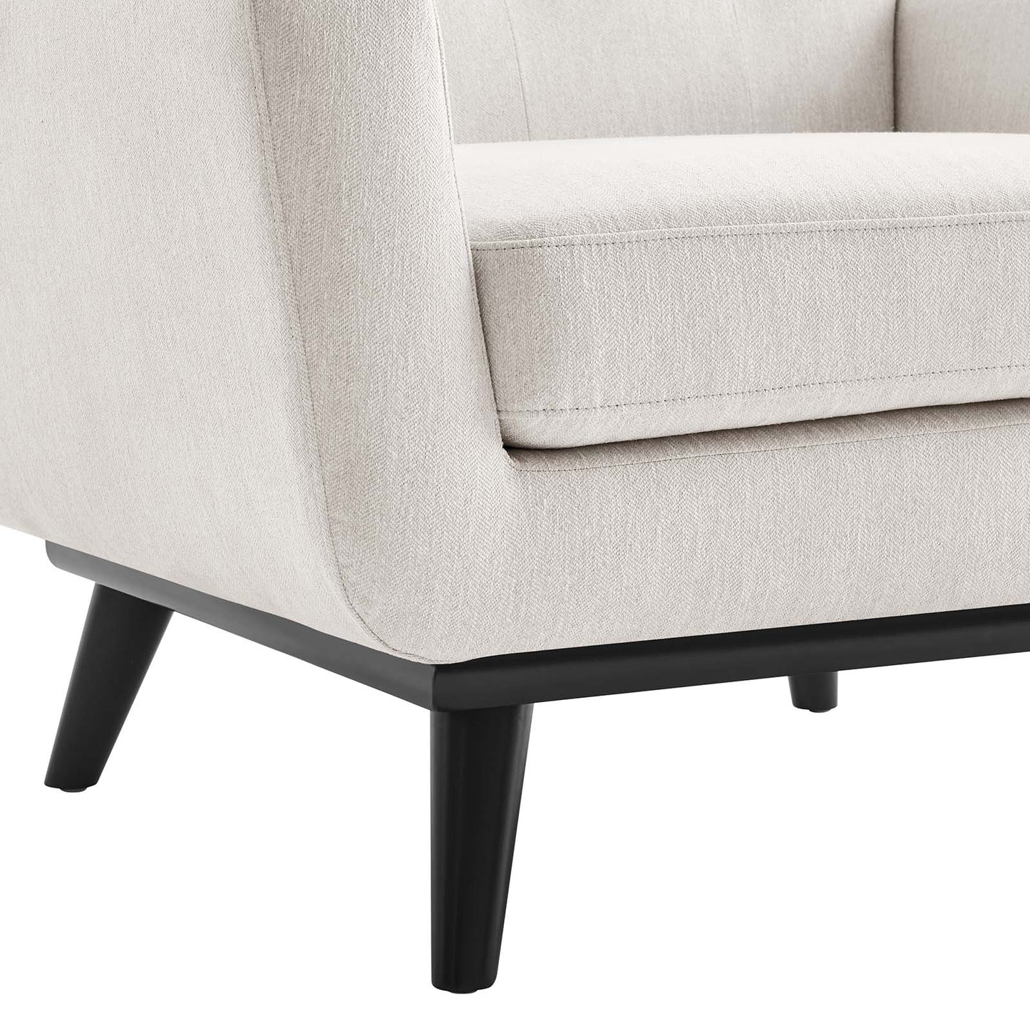 Engage Herringbone Fabric Armchair By Modway - EEI-5868-BEI | Armchairs |  Modishstore - 20