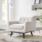 Engage Herringbone Fabric Armchair By Modway - EEI-5868-BEI | Armchairs |  Modishstore - 24