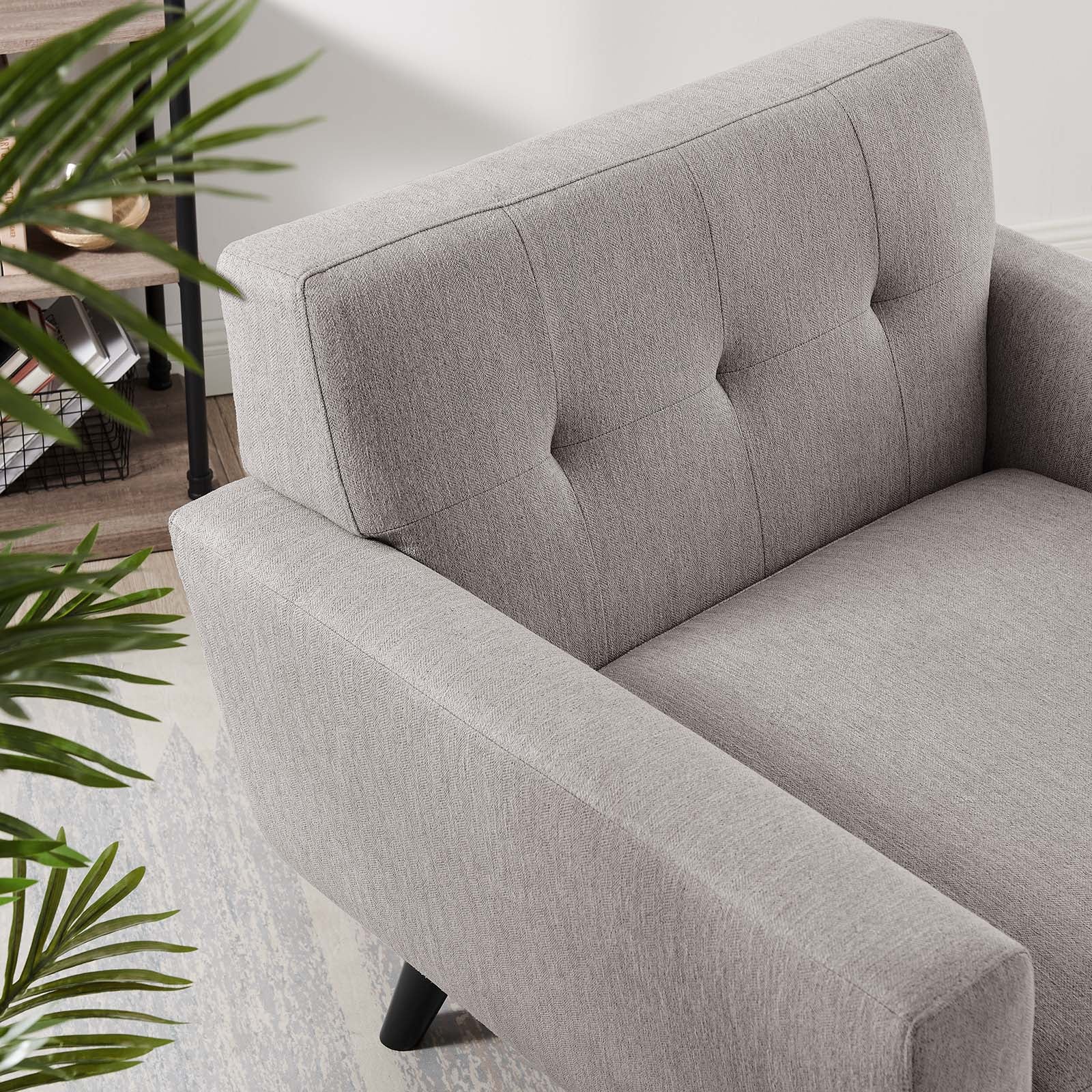 Engage Herringbone Fabric Armchair By Modway - EEI-5868-BEI | Armchairs |  Modishstore - 31