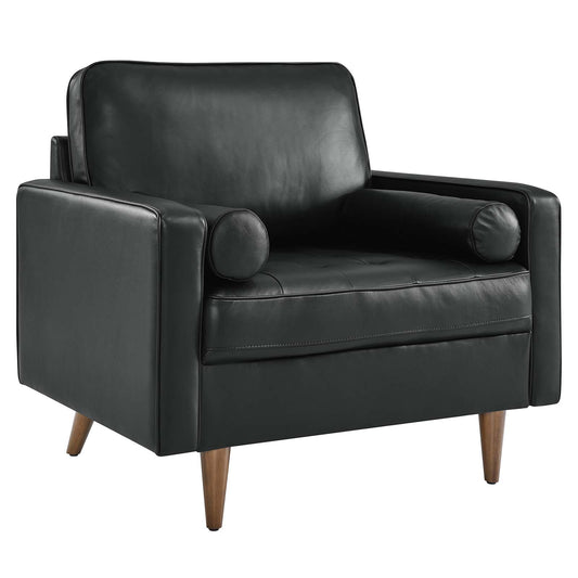 Valour Leather Armchair By Modway - EEI-5869 | Armchairs | Modishstore - 1
