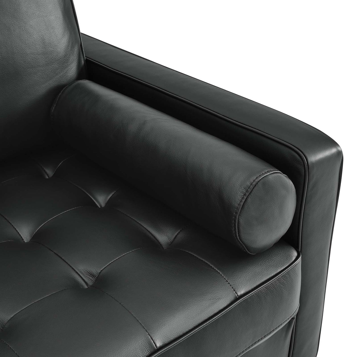 Valour Leather Armchair By Modway - EEI-5869 | Armchairs | Modishstore - 2