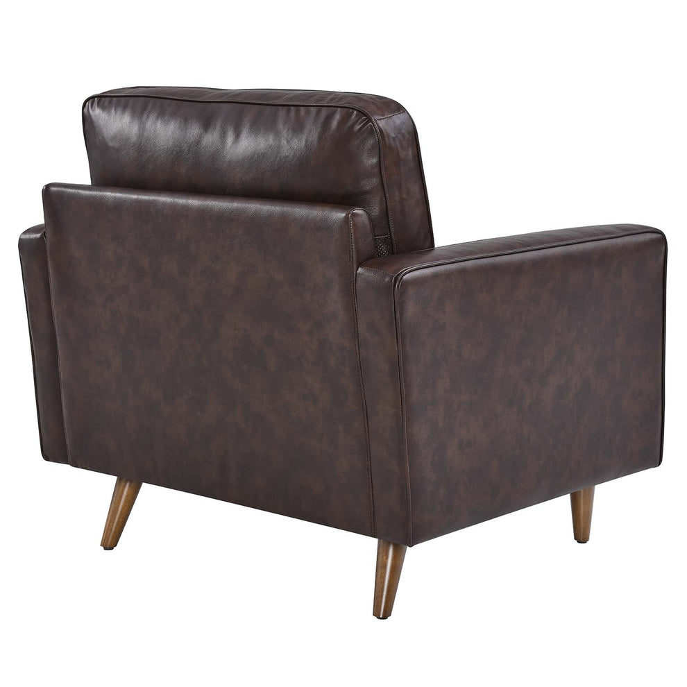 Valour Leather Armchair By Modway - EEI-5869 | Armchairs | Modishstore - 21
