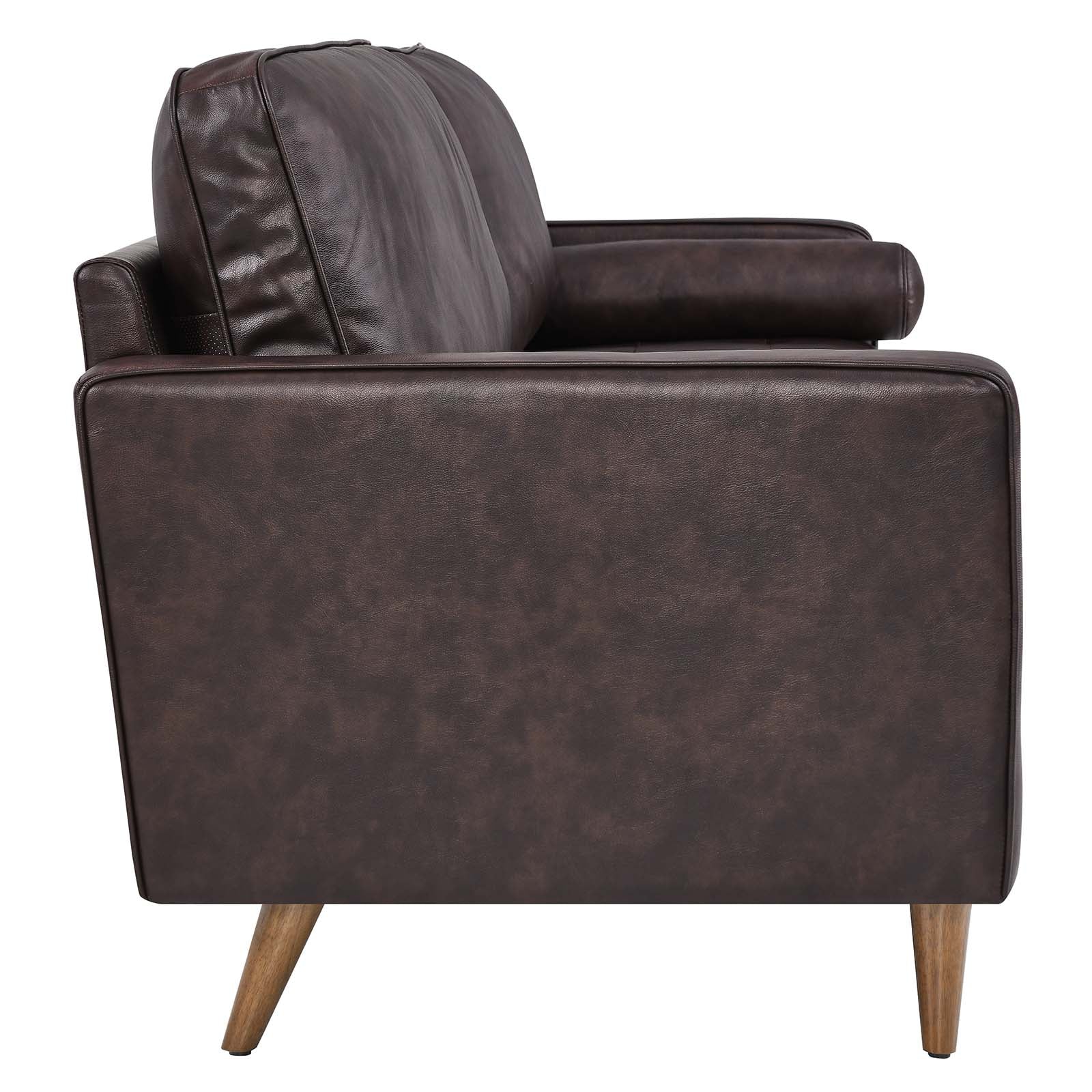 Valour 88" Leather Sofa By Modway - EEI-5871 | Sofas | Modishstore - 10