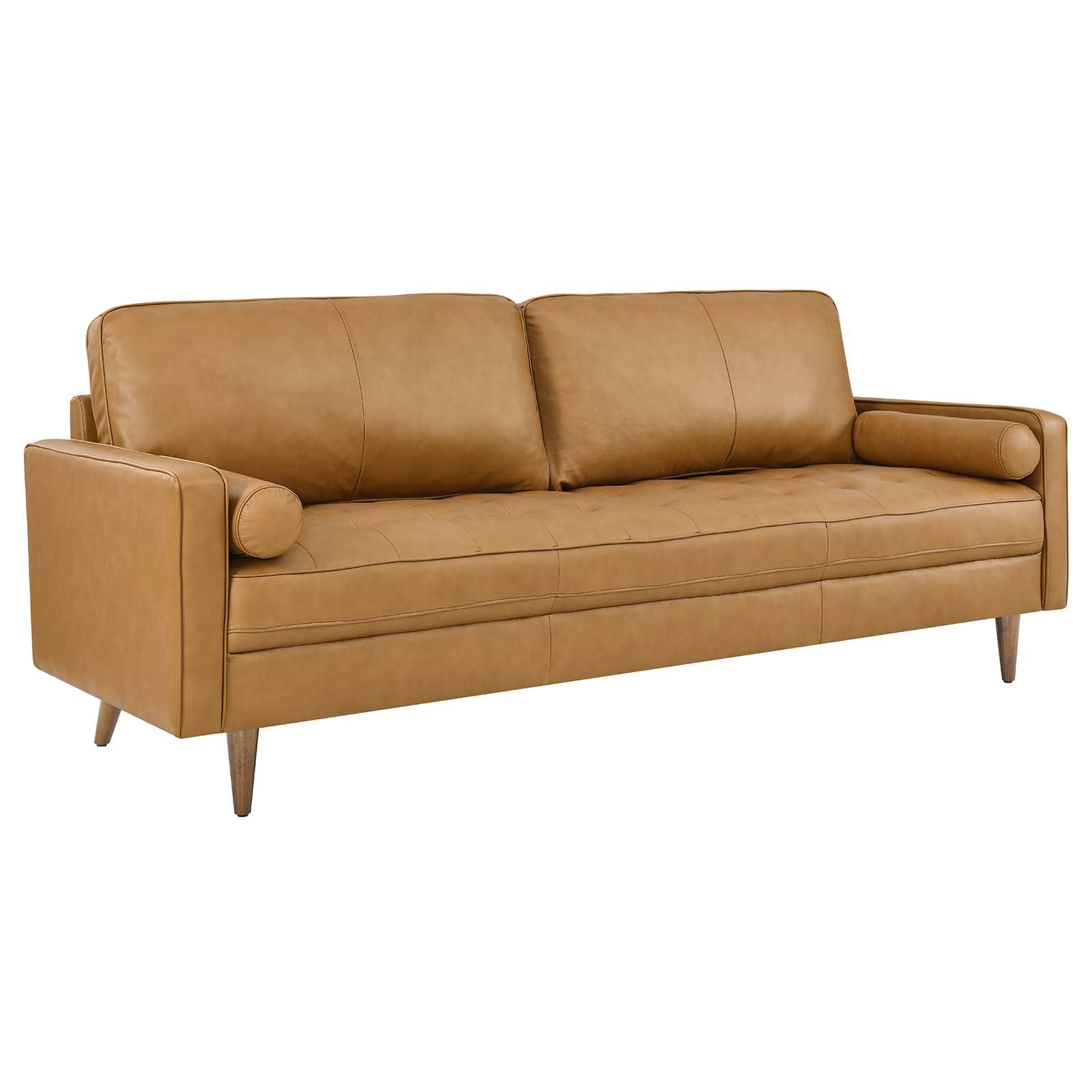 Valour 88" Leather Sofa By Modway - EEI-5871 | Sofas | Modishstore - 17