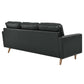 Valour 78" Leather Apartment Sectional Sofa By Modway - EEI-5872 | Sectional | Modishstore - 3