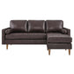 Valour 78" Leather Apartment Sectional Sofa By Modway - EEI-5872 | Sectional | Modishstore - 12