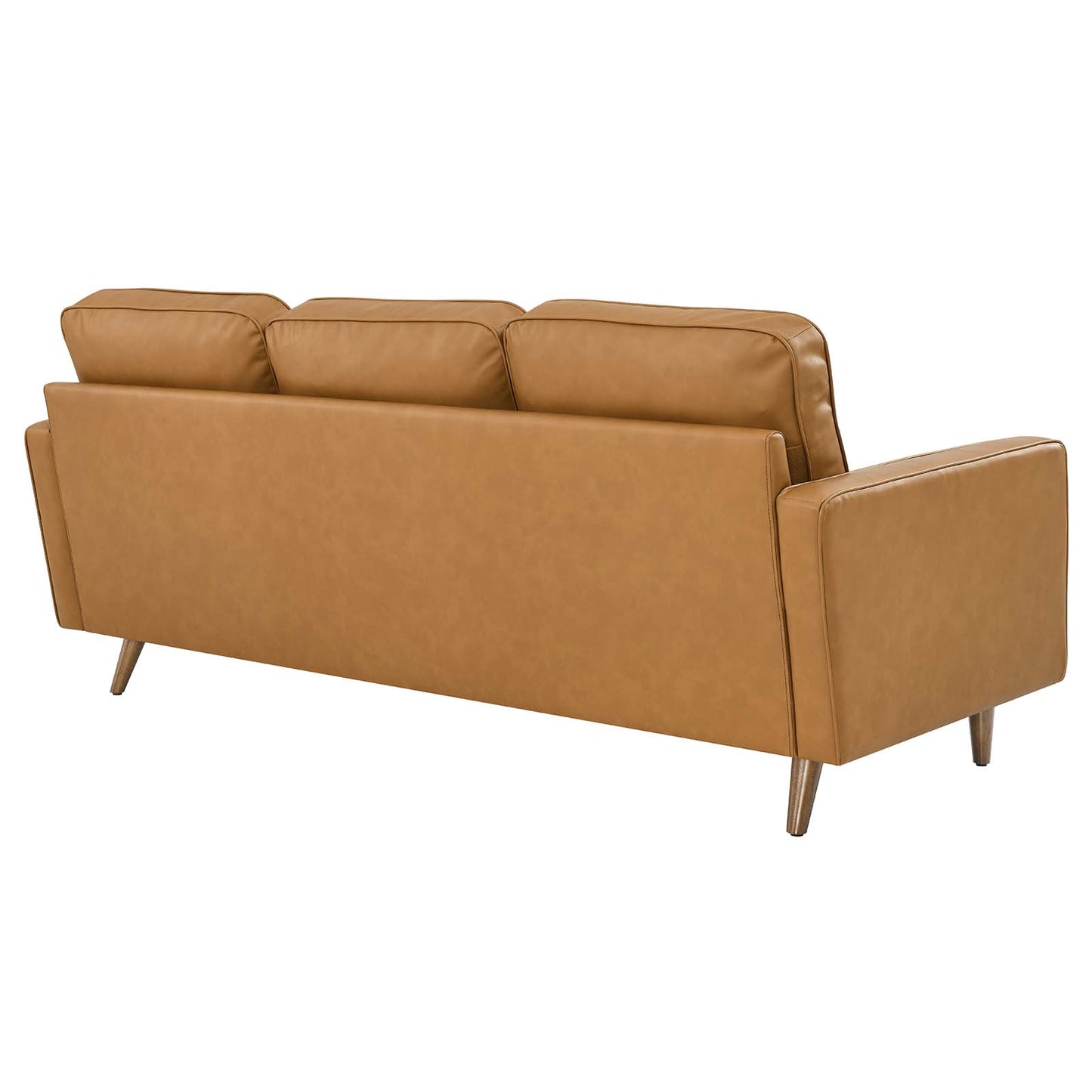 Valour 78" Leather Apartment Sectional Sofa By Modway - EEI-5872 | Sectional | Modishstore - 19