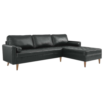Valour 98" Leather Sectional Sofa By Modway - EEI-5873 | Sectional | Modishstore - 2