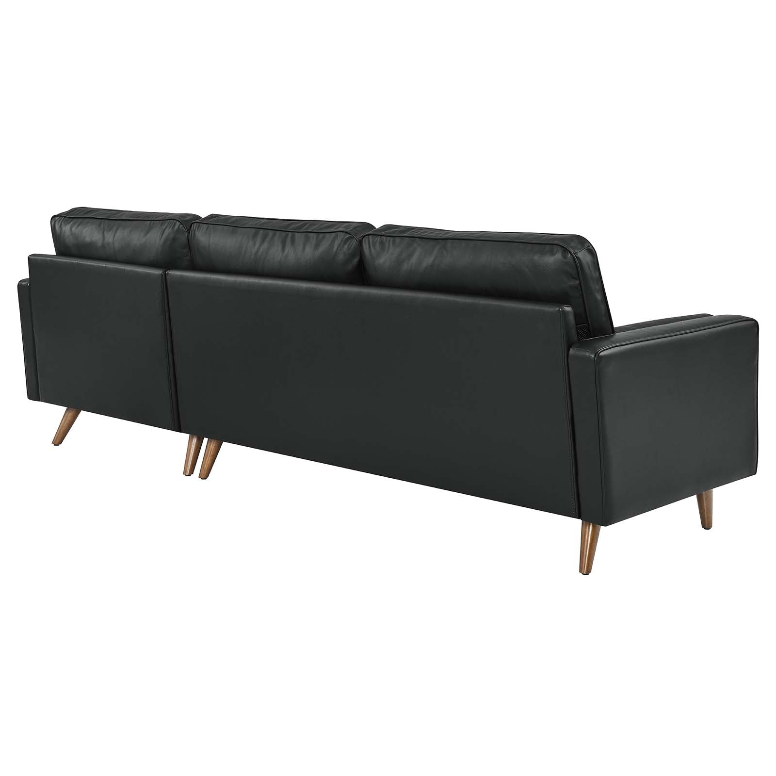 Valour 98" Leather Sectional Sofa By Modway - EEI-5873 | Sectional | Modishstore - 4