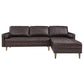 Valour 98" Leather Sectional Sofa By Modway - EEI-5873 | Sectional | Modishstore - 12