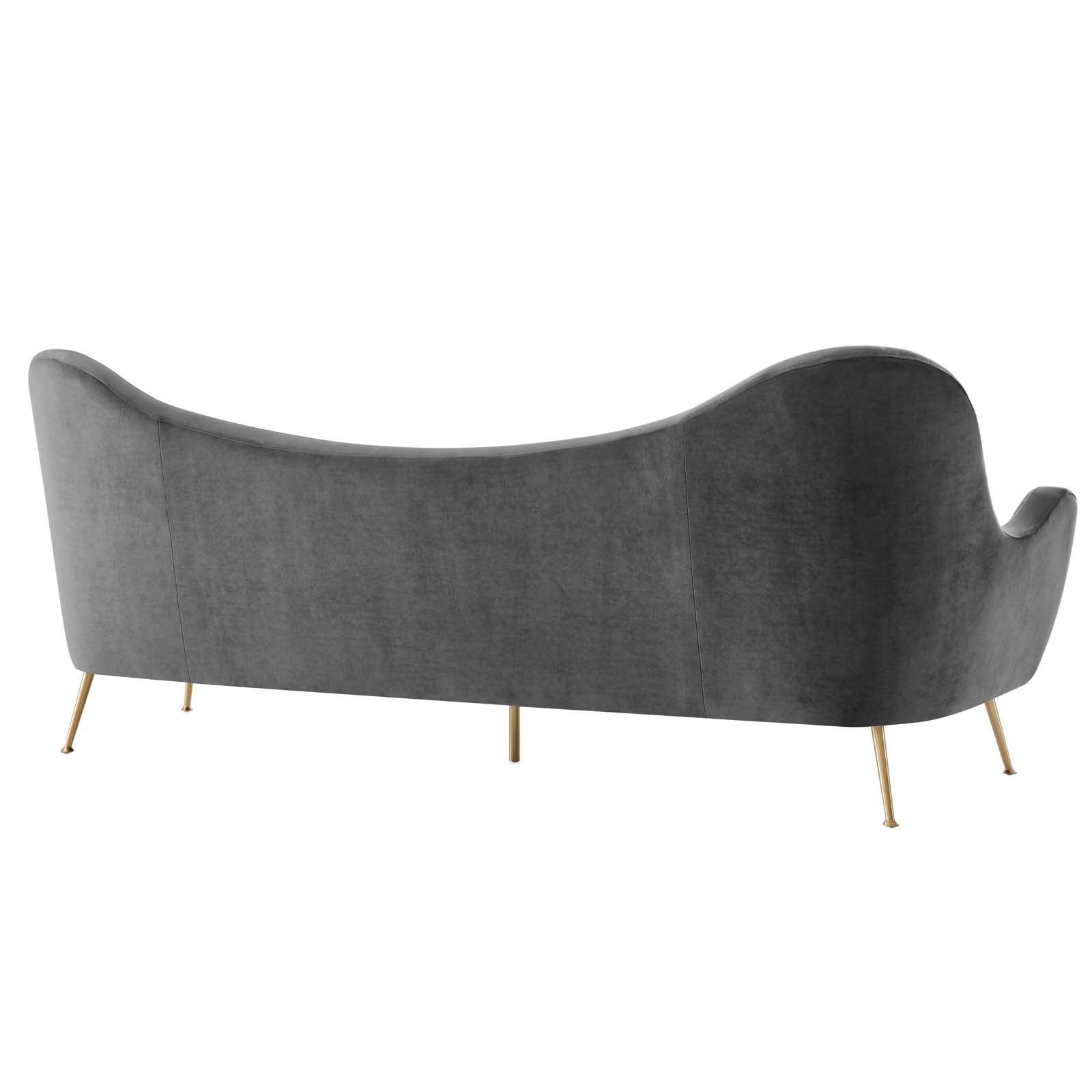 Cheshire Channel Tufted Performance Velvet Sofa By Modway - EEI-5874 | Sofas | Modishstore - 20