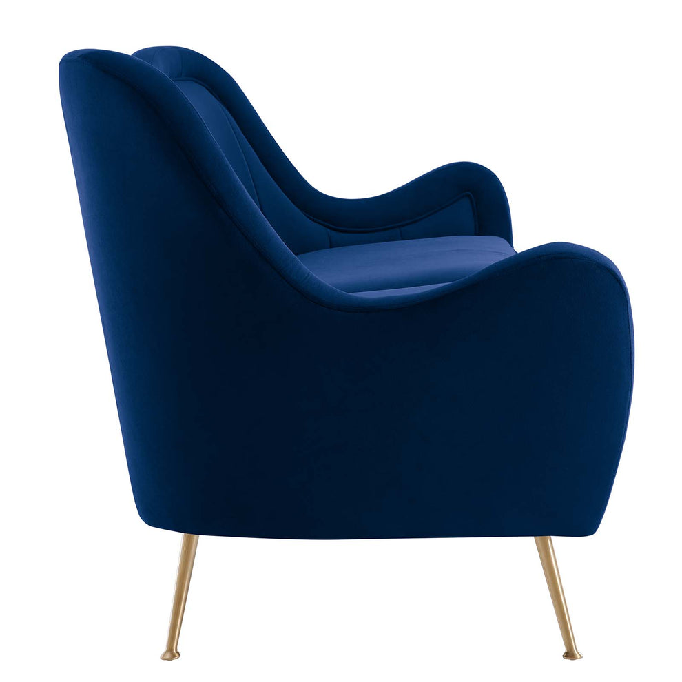 Cheshire Channel Tufted Performance Velvet Sofa By Modway - EEI-5874 | Sofas | Modishstore - 27