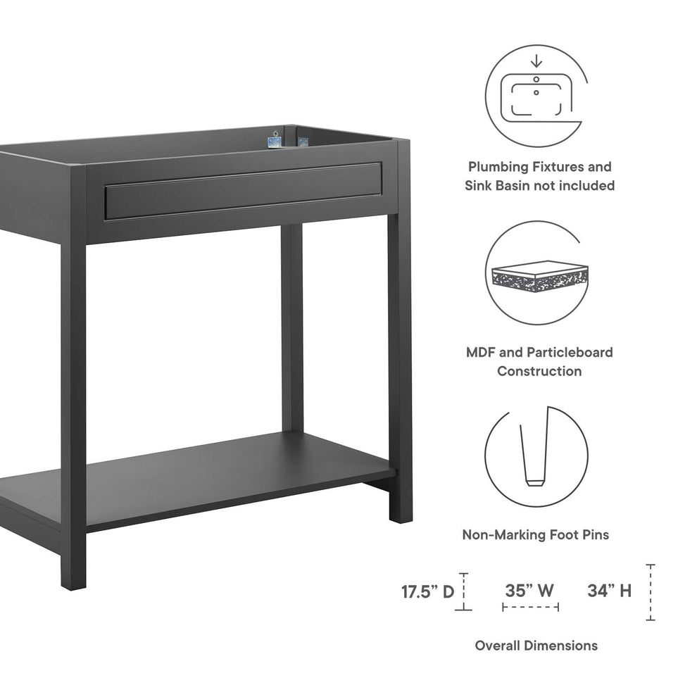 Altura 36" Bathroom Vanity Cabinet By Modway - EEI-5876 | Bathroom Accessories | Modishstore - 8