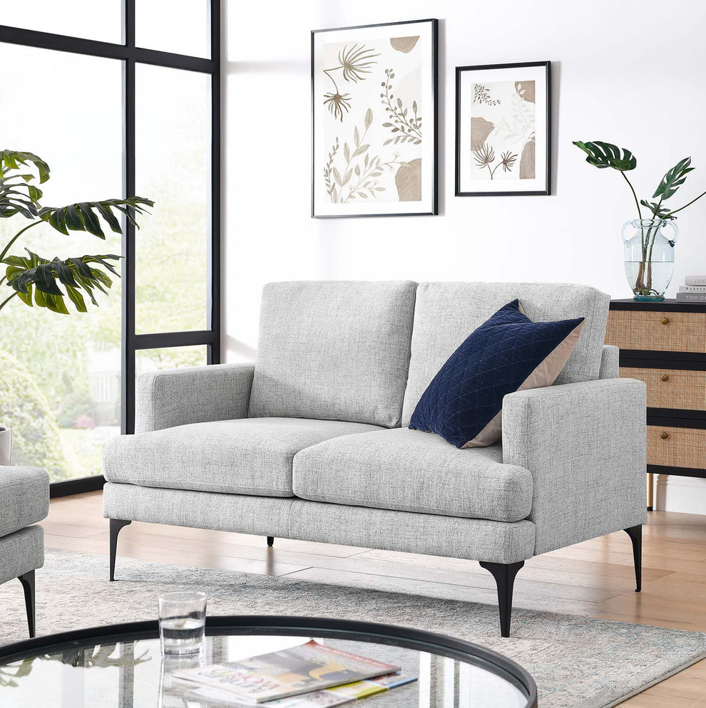 Evermore Upholstered Fabric Loveseat By Modway - EEI-6006 | Loveseats | Modishstore - 32