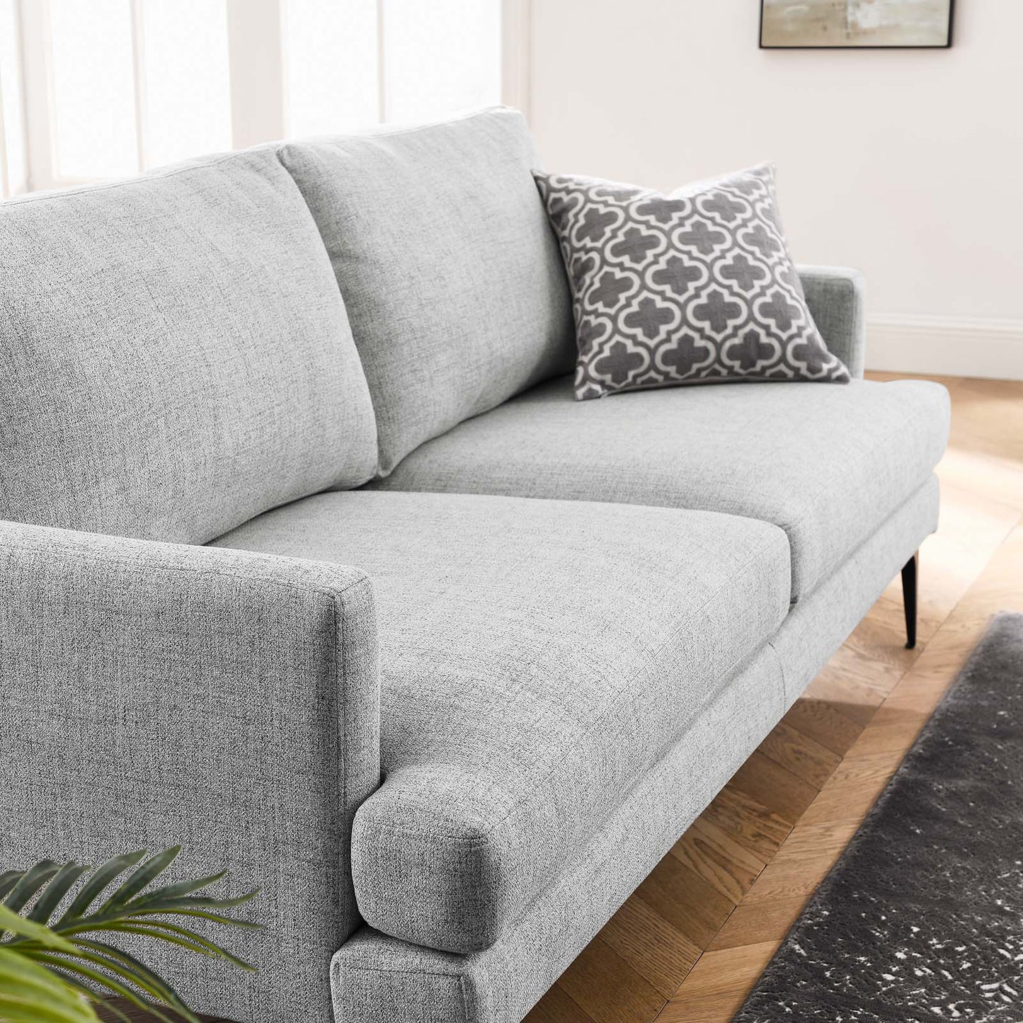 Evermore Upholstered Fabric Sofa By Modway - EEI-6009 | Sofas | Modishstore - 31