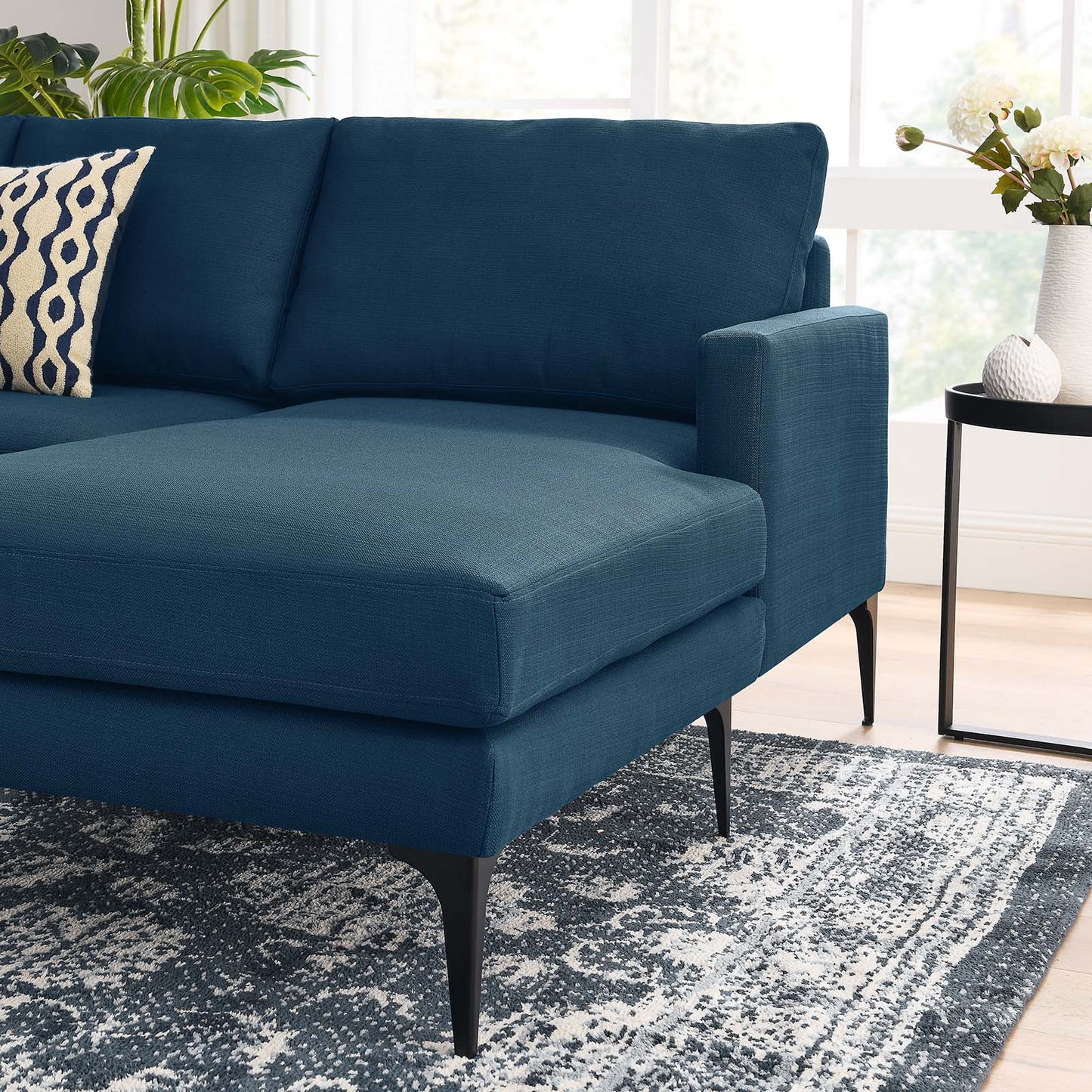 Evermore Right-Facing Upholstered Fabric Sectional Sofa By Modway - EEI-6012 | Sectional | Modishstore - 8