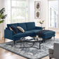 Evermore Right-Facing Upholstered Fabric Sectional Sofa By Modway - EEI-6012 | Sectional | Modishstore - 1