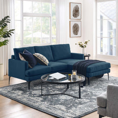 Evermore Right-Facing Upholstered Fabric Sectional Sofa By Modway - EEI-6012