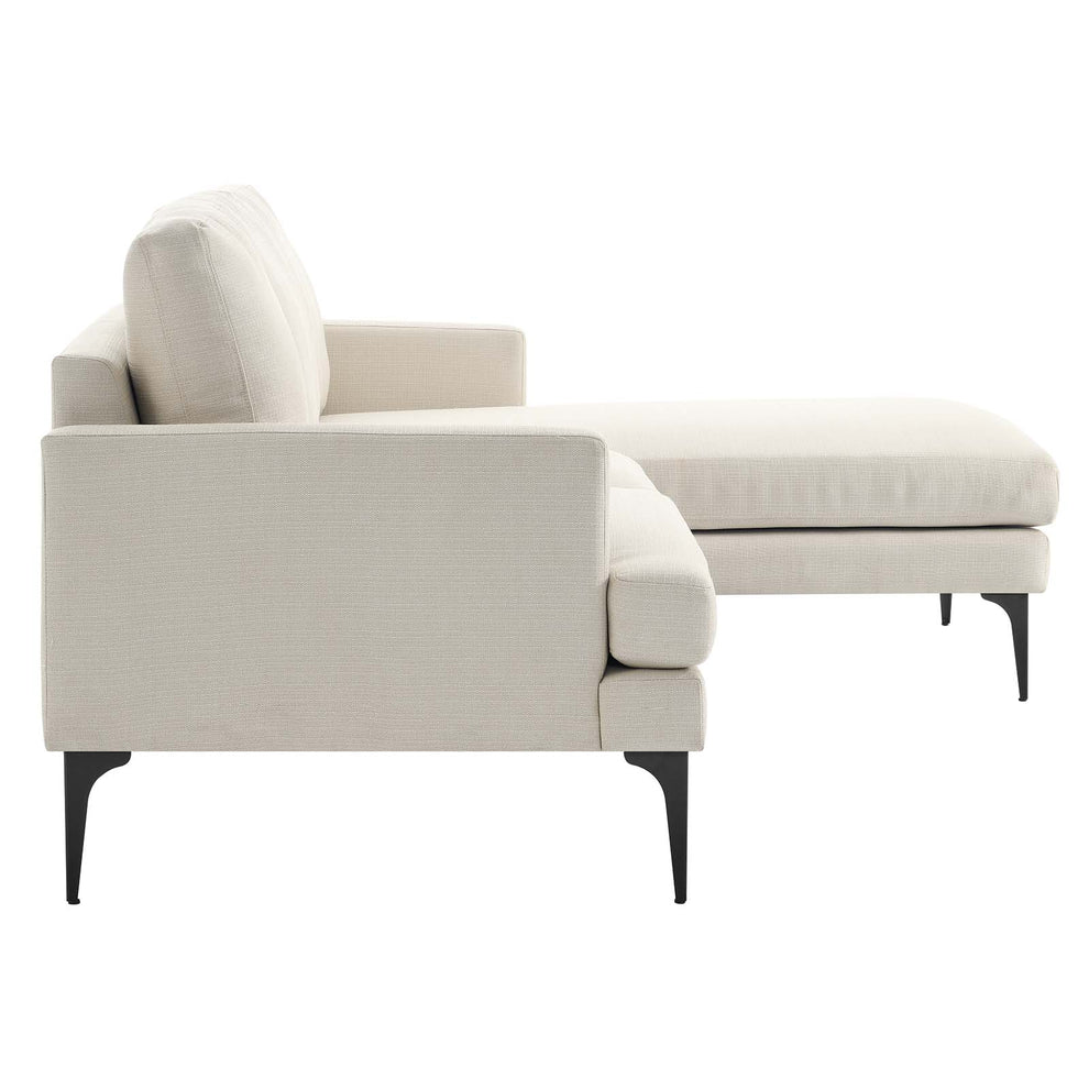 Evermore Right-Facing Upholstered Fabric Sectional Sofa By Modway - EEI-6012 | Sectional | Modishstore - 10