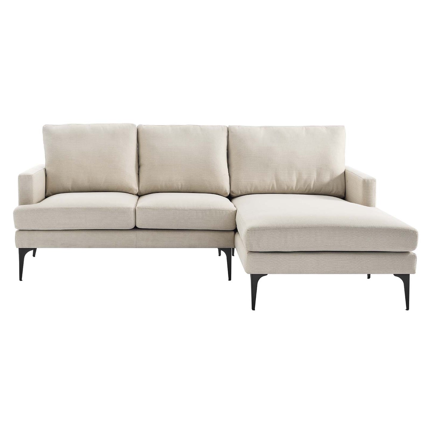 Evermore Right-Facing Upholstered Fabric Sectional Sofa By Modway - EEI-6012 | Sectional | Modishstore - 11